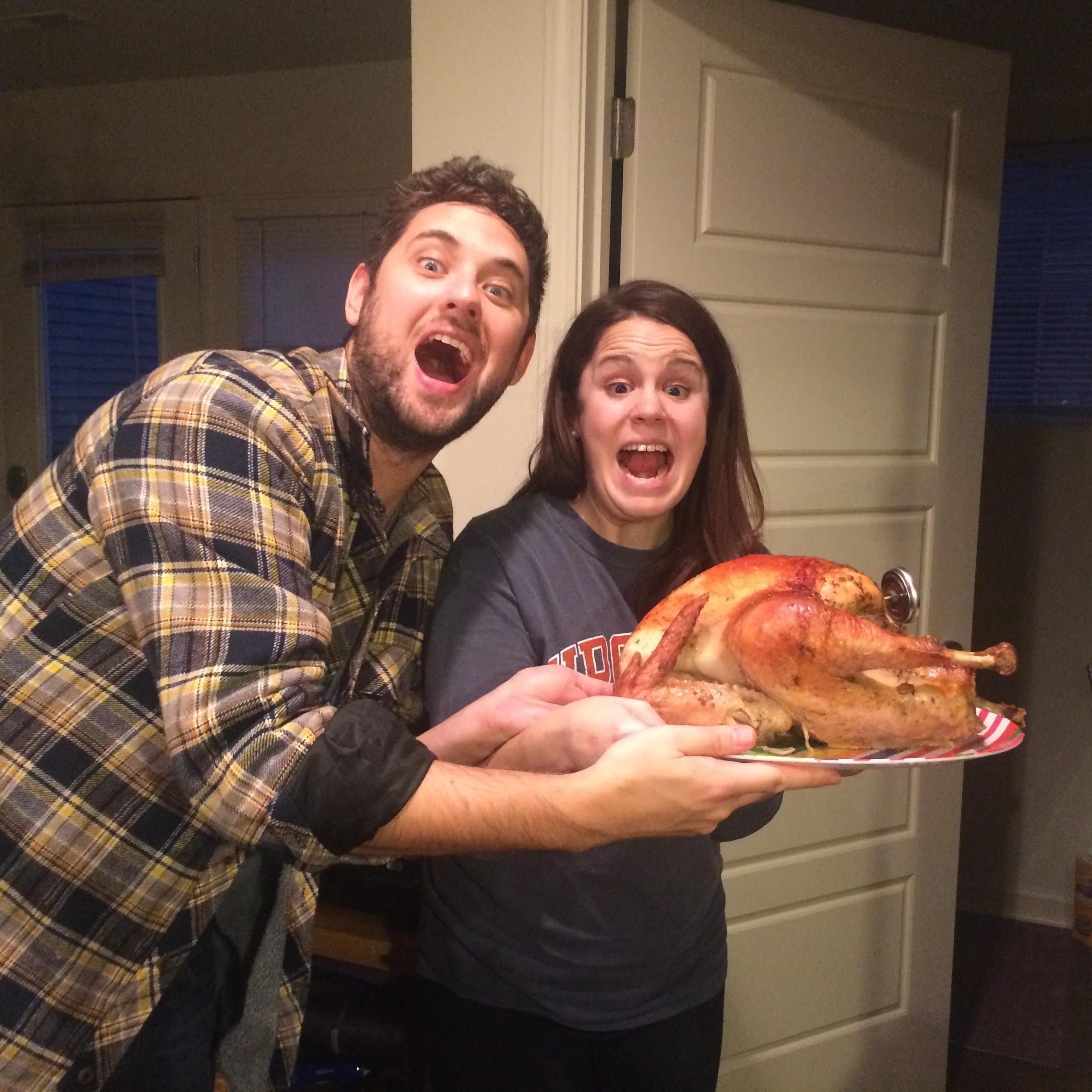 Look what we did! Our first turkey!