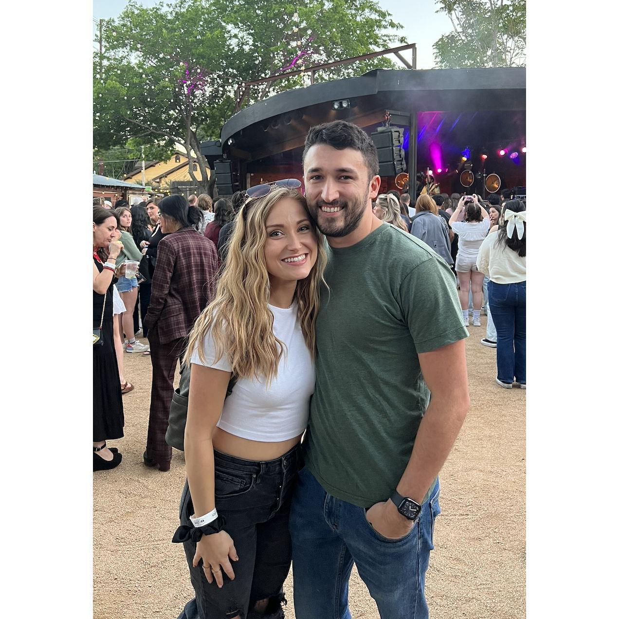 Our first Stephen Sanchez concert in Austin