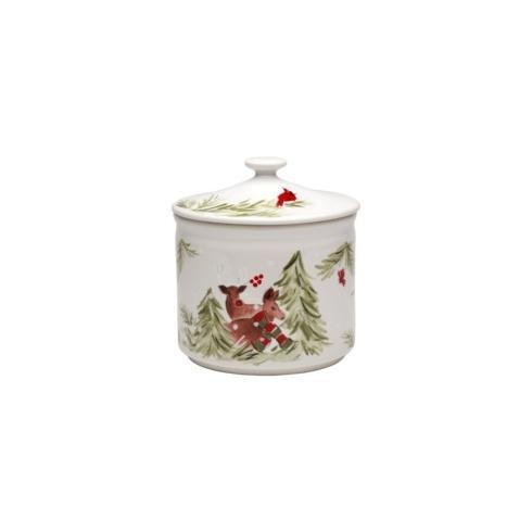 Casafina Deer Friends Canister 8' White