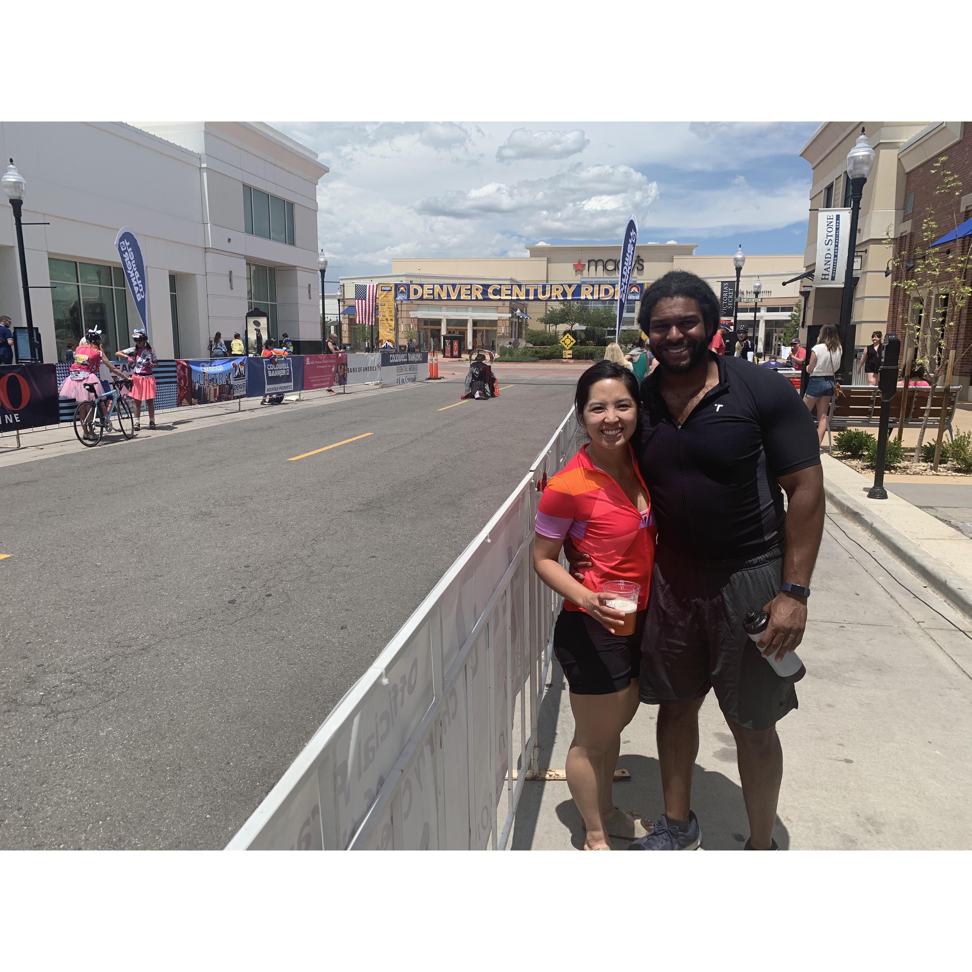 Denver Century Ride 2019
Nothing like solidifying your commitment like a 50mi bike ride together!