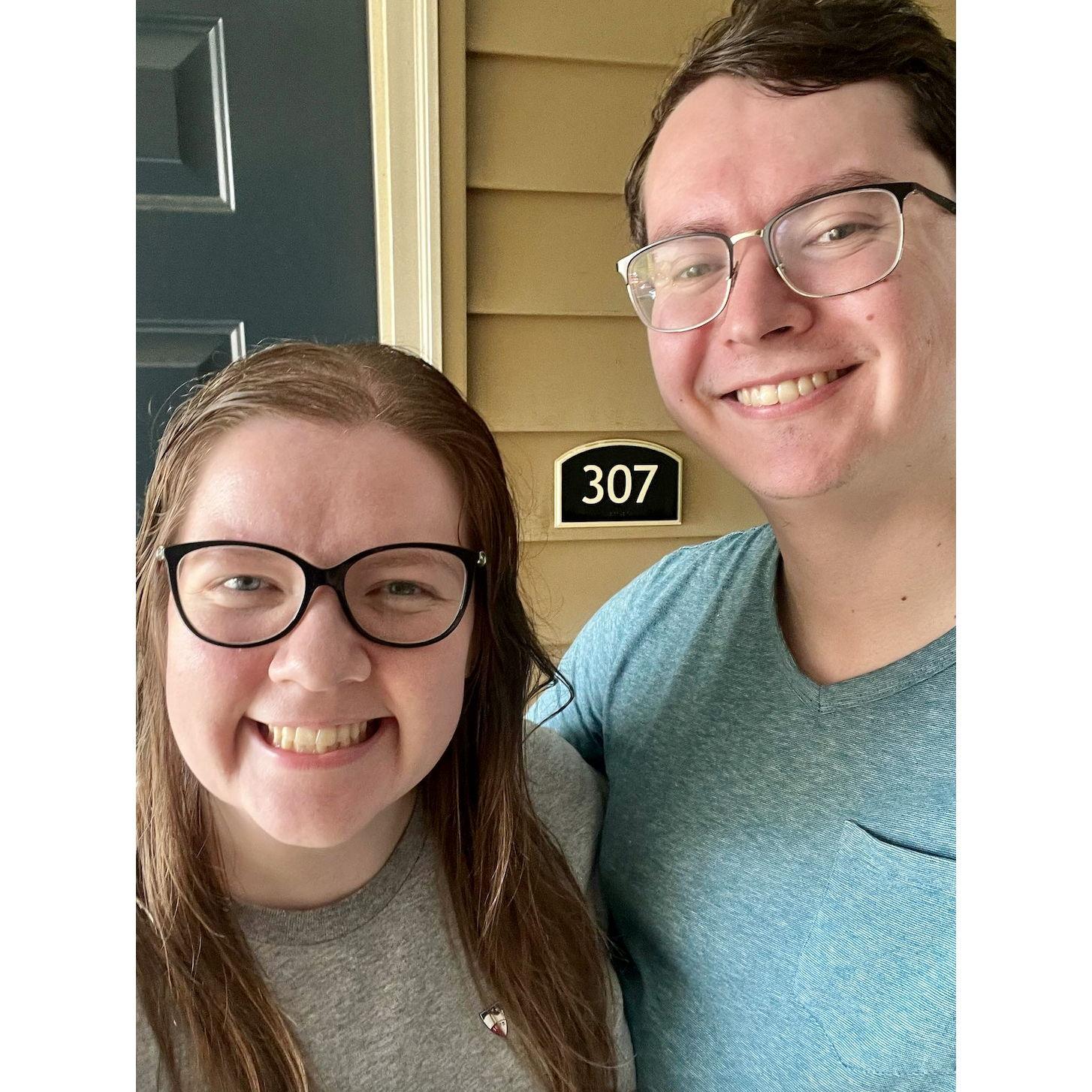 Our first apartment!