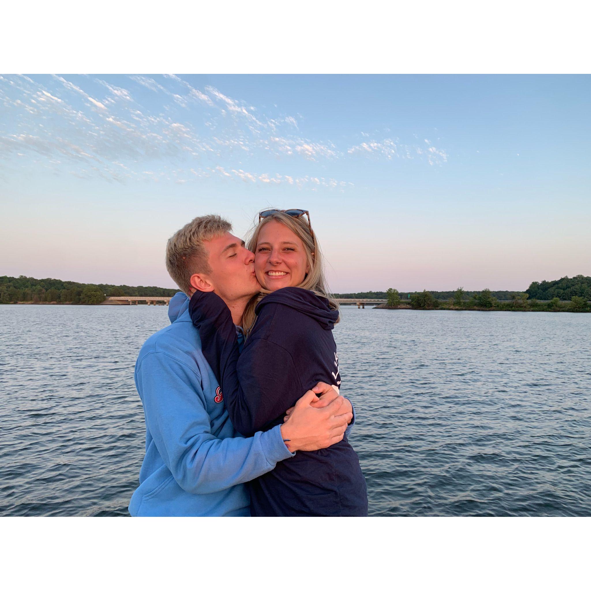 Jess' first time at the lake