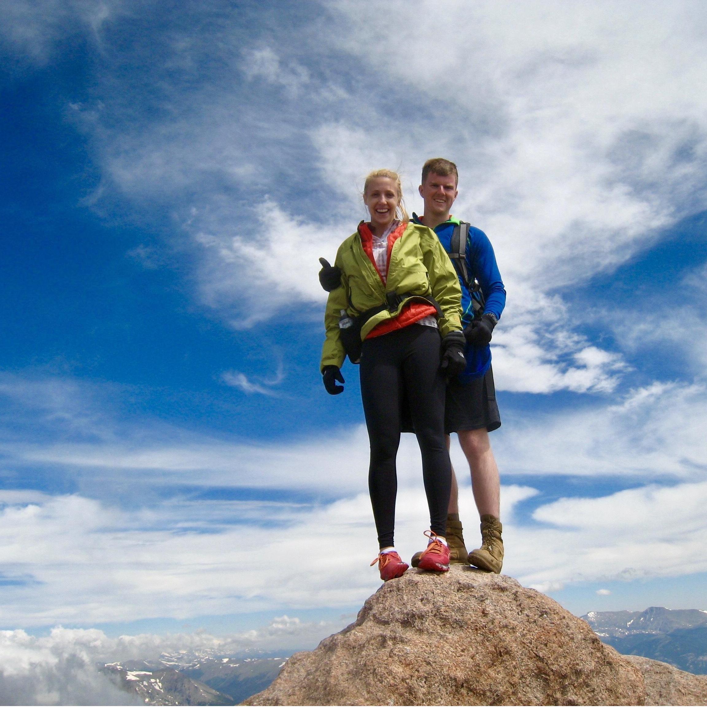 On the top of Long's Peak