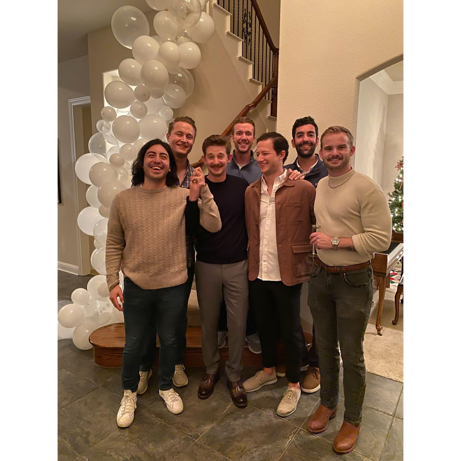 John Michael's friends and fraternity brothers