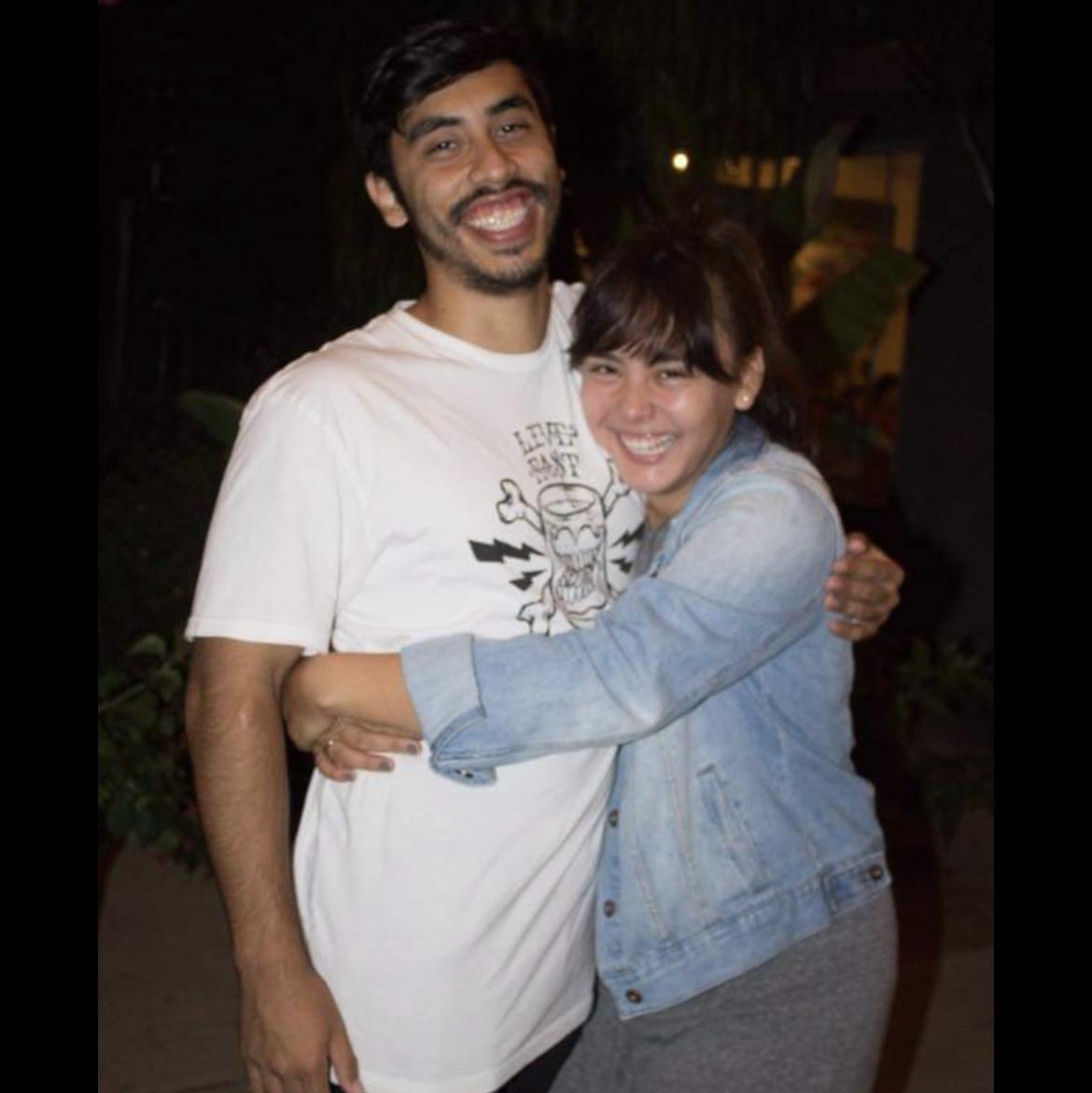 I had to hold on tight to make sure he couldn’t get away