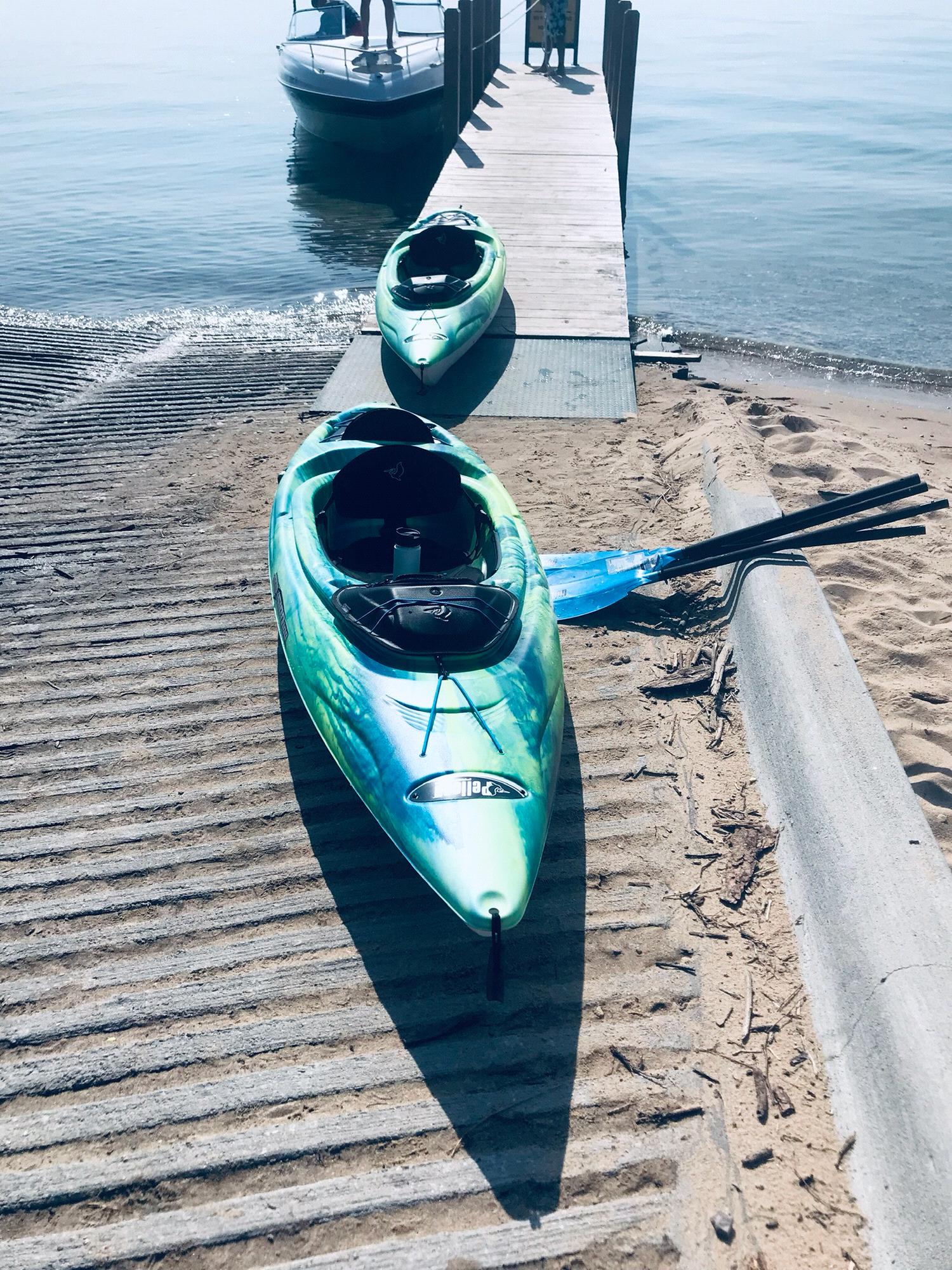 The kayaks where Blake proposed