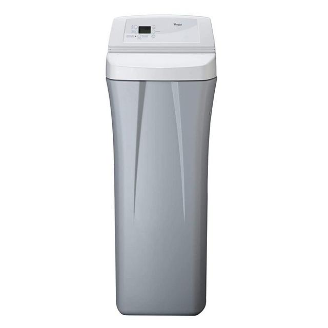 Whirlpool WHES40E 40,000 Grain Water Softener-Built in USA-Salt Saving Technology-NSF Certified, Off-White