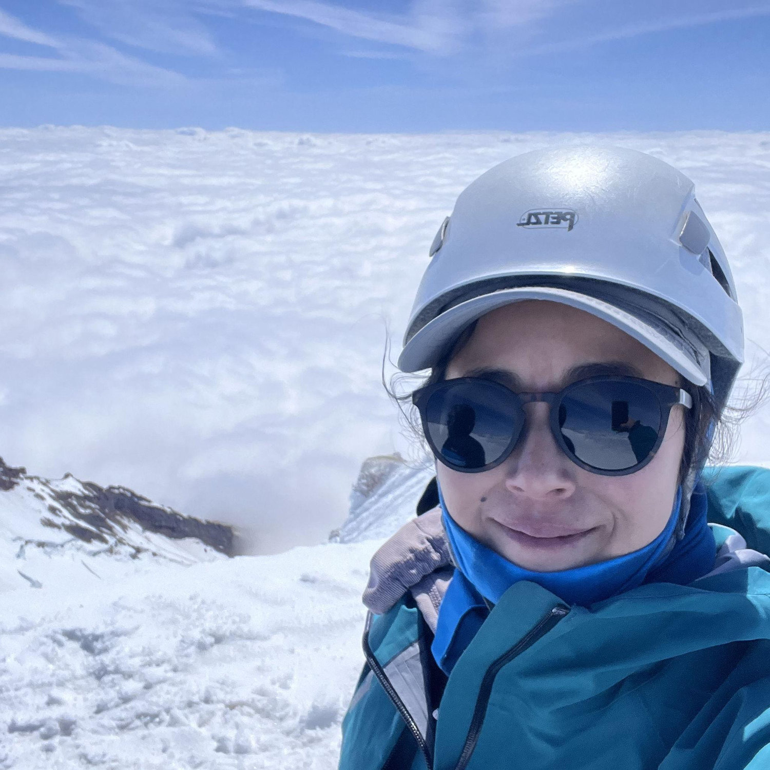 One of Marcie's countless mountaineering expeditions.