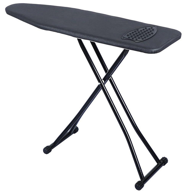 msezo Ironing Board with Heat Resistant Cover, 43x13 Compact and Space Saver Ironing Board, Full Size Foldable Ironing Board, Height Adjustable