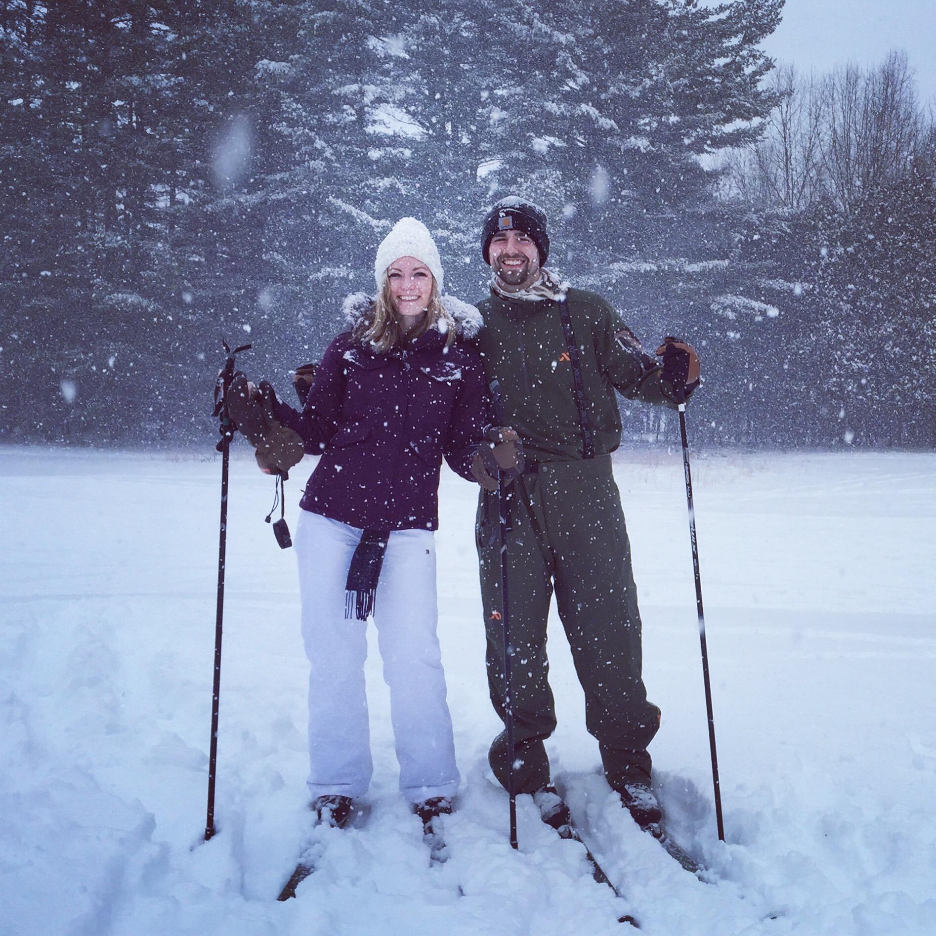 One of our first “dates” in a major snowstorm in SPAC