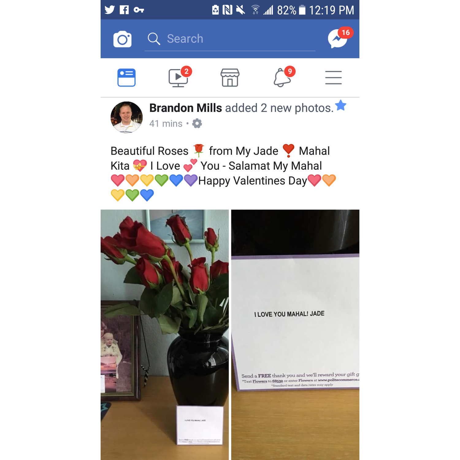 Red roses (long stem) for Valentine's Day too!