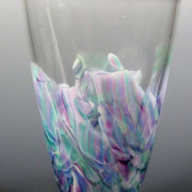 Oval Smash Glass Vase by Rosetree Glass Studio (read comments)