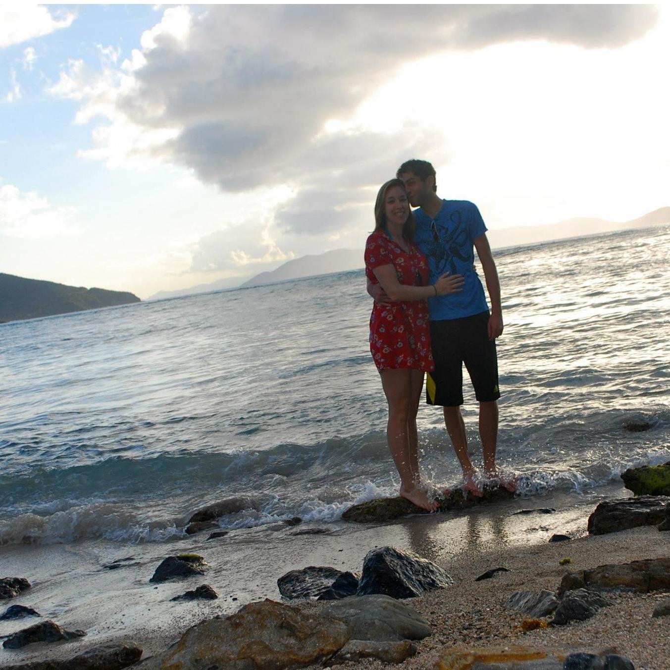 First vacation together in Virgin Gorda