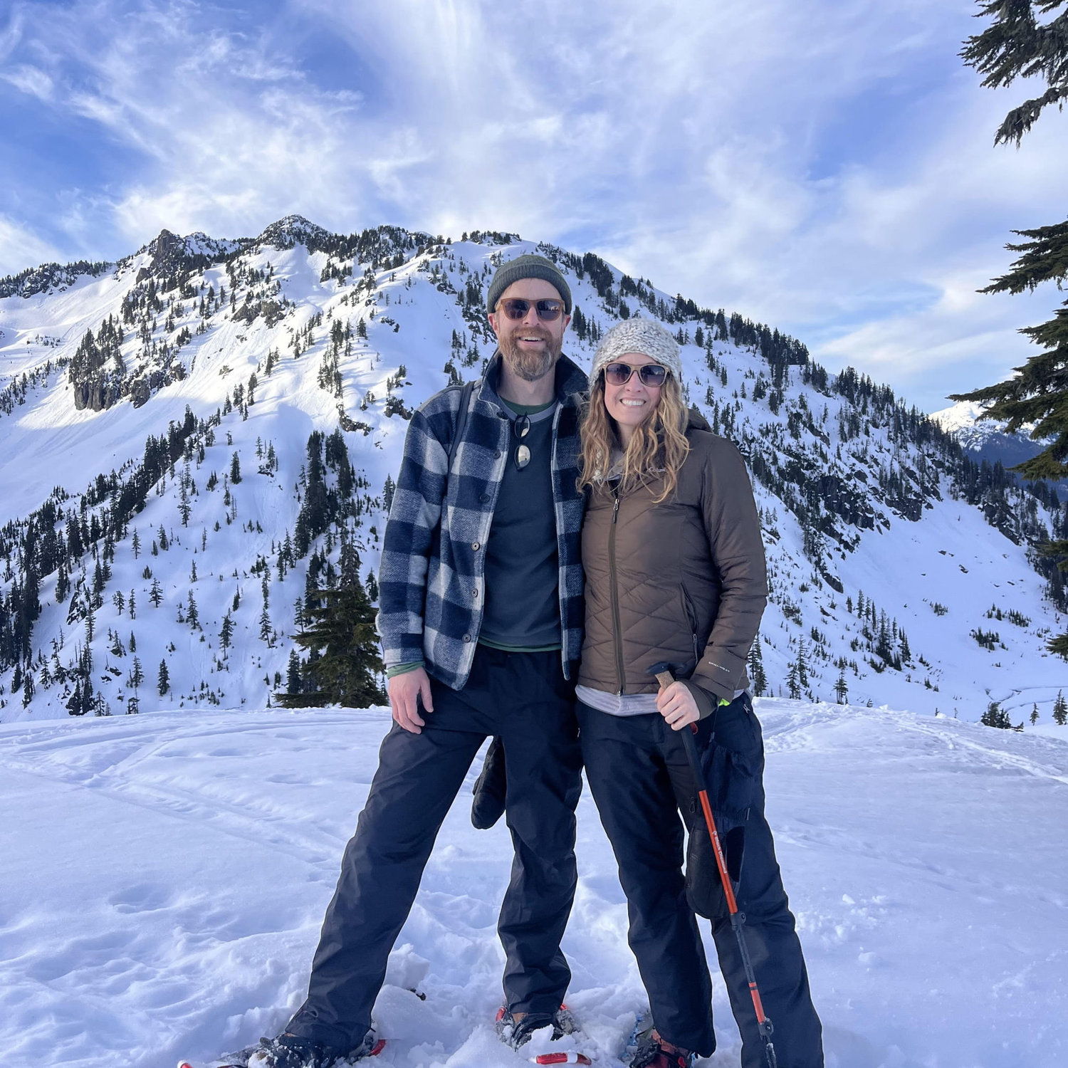 Snow Shoeing at Mt. Baker