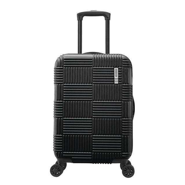 American Tourister NXT 28" Hardside Checked Spinner Suitcase - Blackout