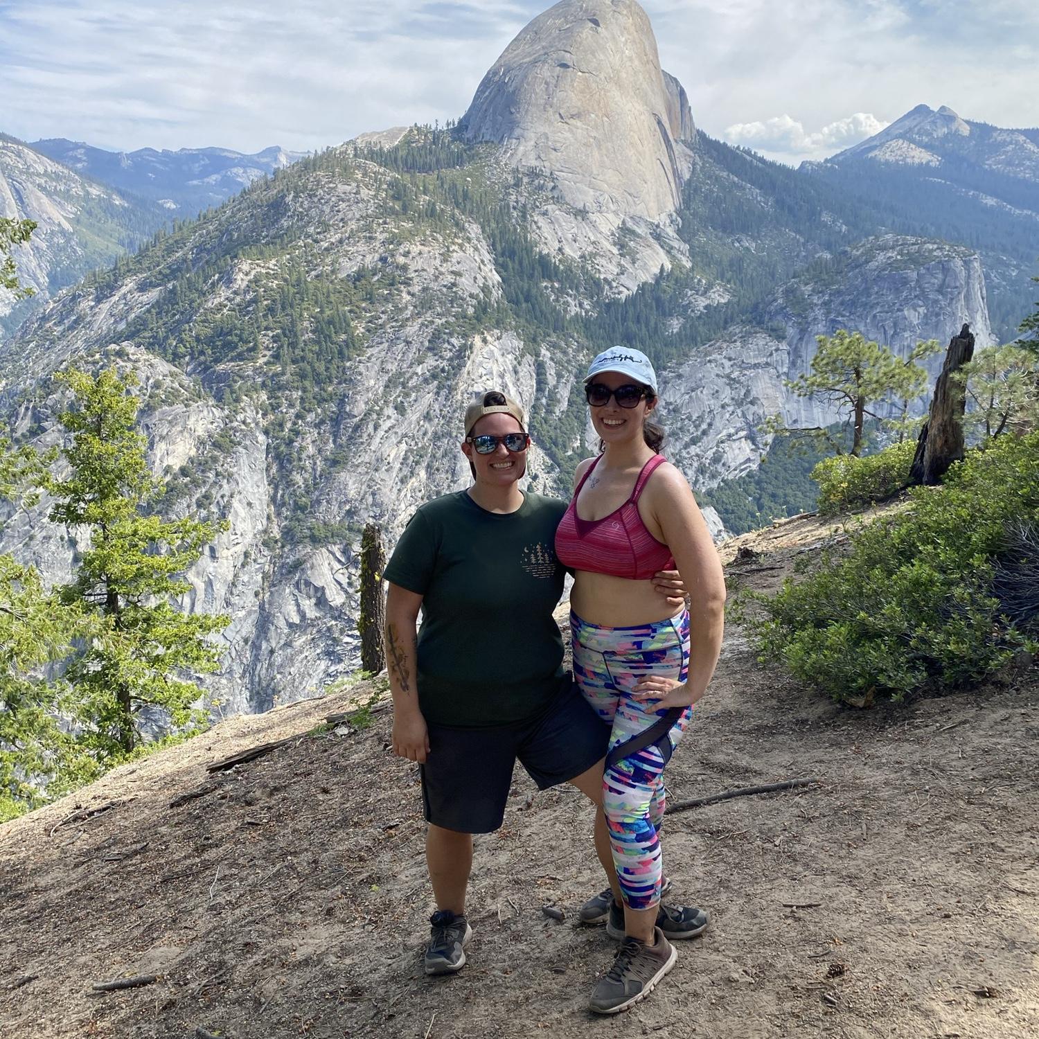 Sheena showed Dani what a true hike was in Yosemite.