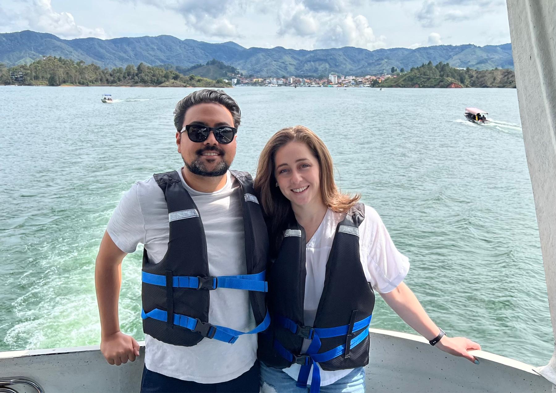 Enjoying our travels on land and sea