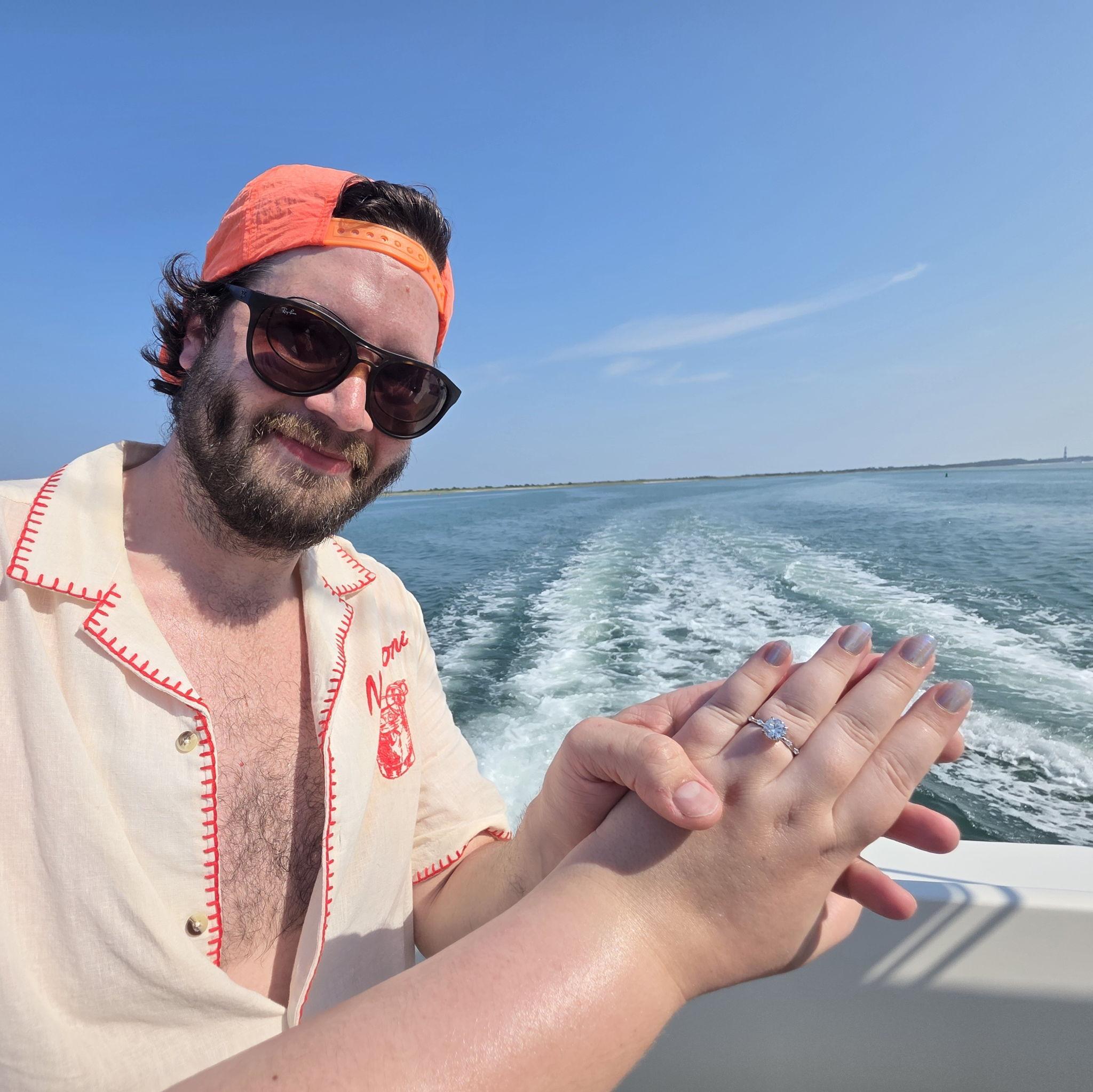 If you really squint, you can see Cape Lookout Lighthouse fading into the distance on the right.