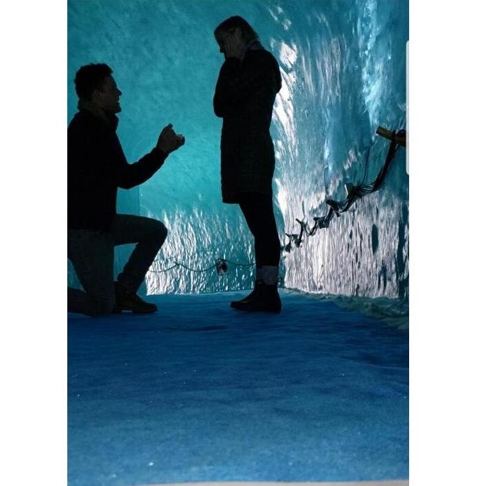 Mer de Glace, Chamonix, France. May 19, 2019.