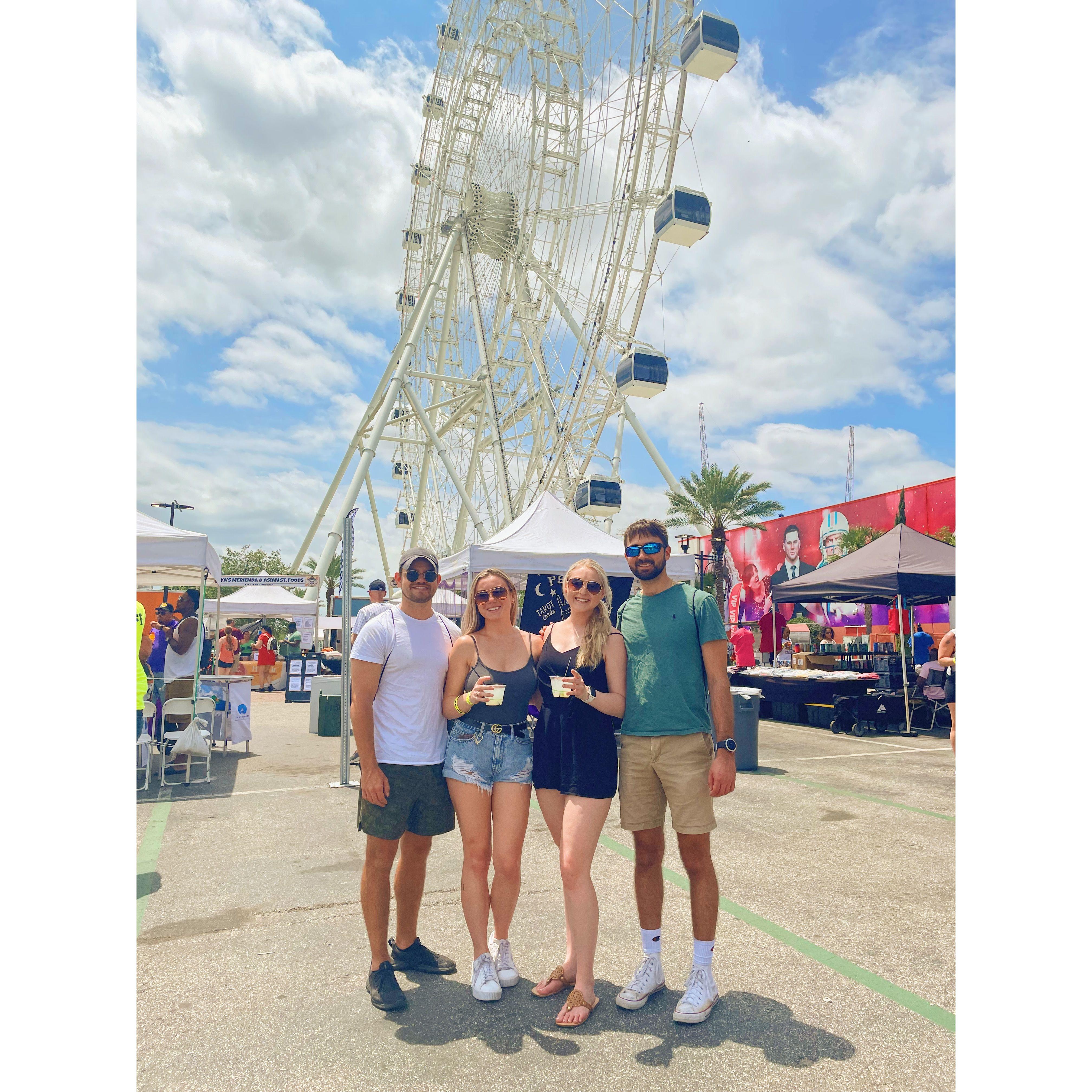 April 2023 -- Jared, Emma, Adam, and Lexie at the Tequila Festival.