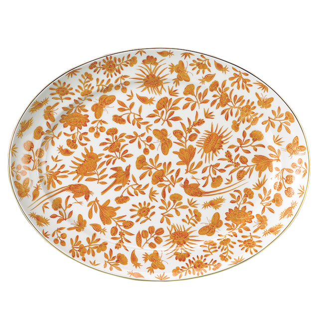 Mottahedeh Sacred Bird & Butterfly Platter 14"