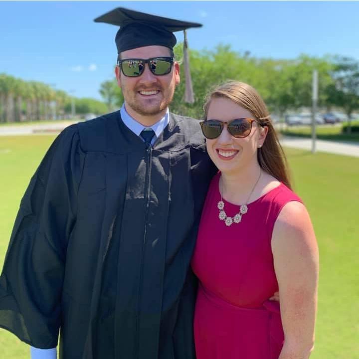 Justin's graduation for Embry Riddle