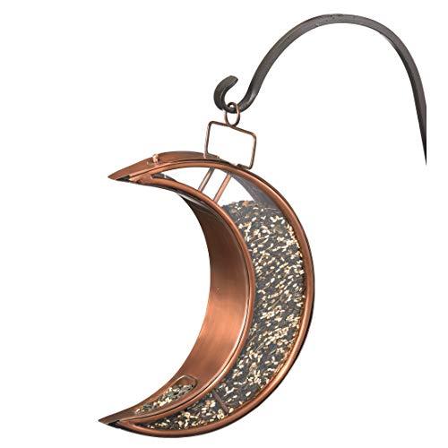 Good Directions 0114VB Crescent Moon Bird Feeder Birdfeeder, Copper Finish