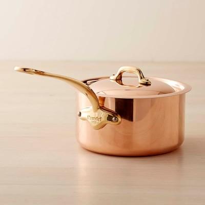 Mauviel Copper M'150 B Saucepan - 2 Qt.