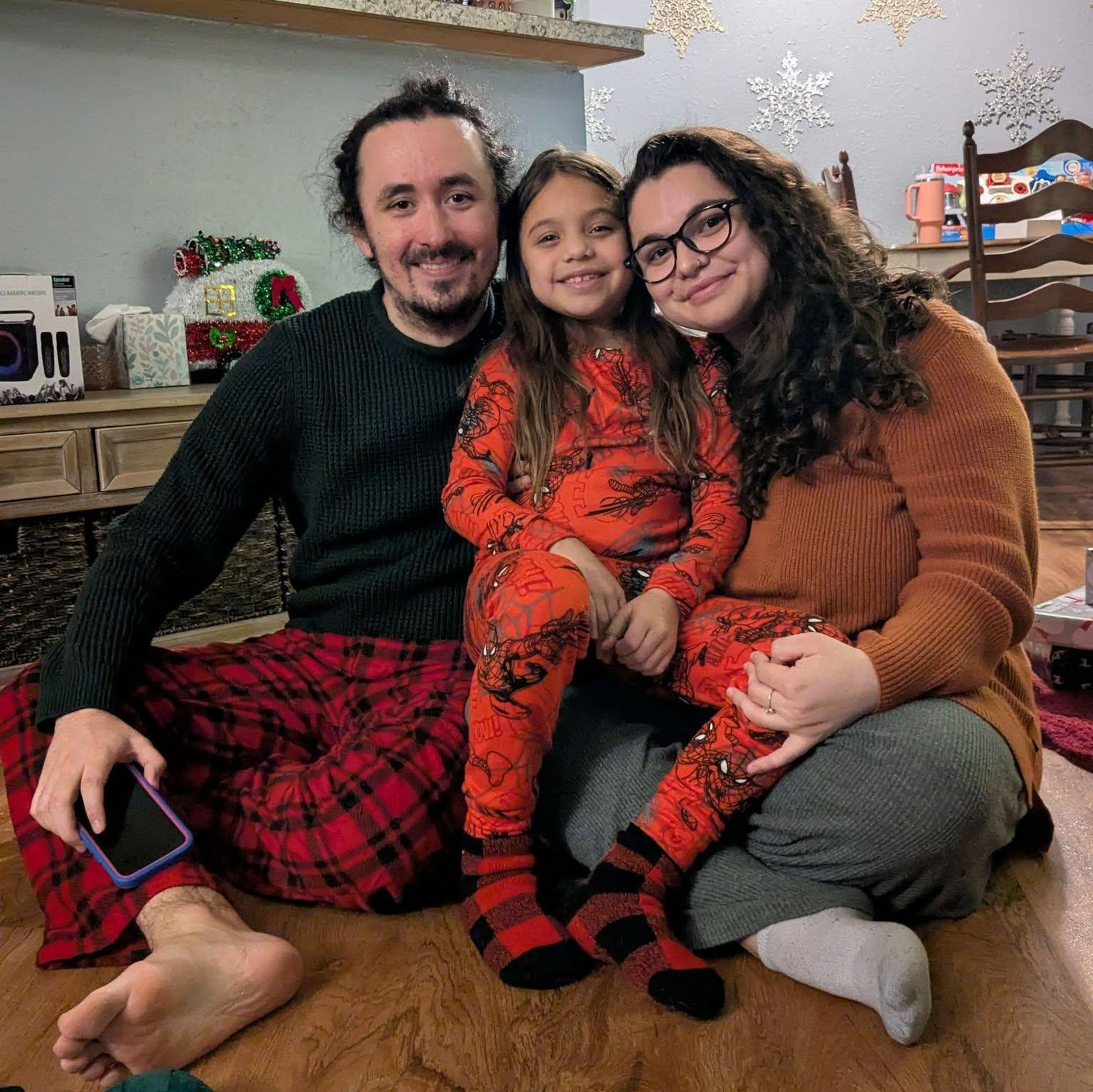 Our first Christmas together.