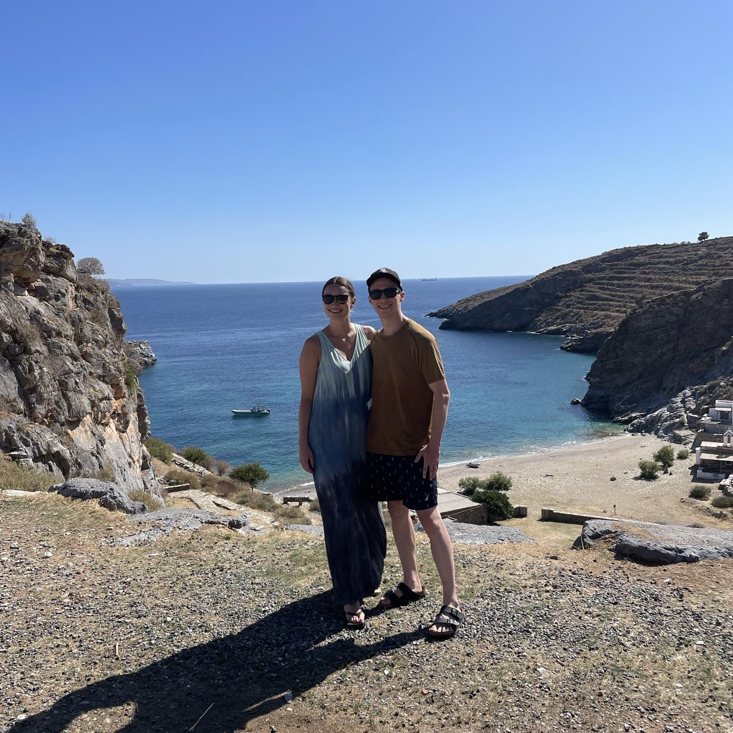 O & K continuing their trip with Madison & Alihan exploring the islands of Greece!