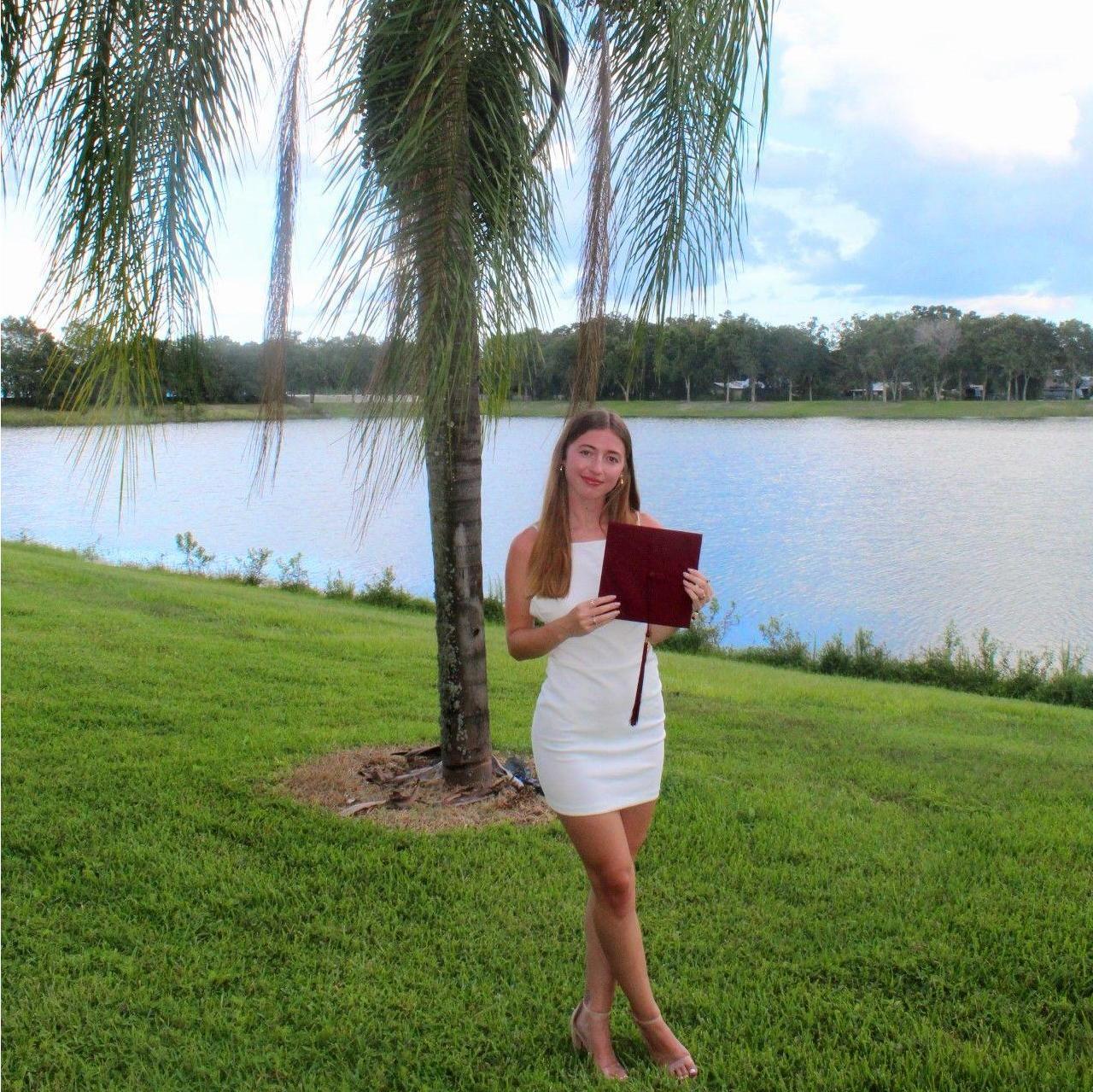 Alexandra graduated from Florida State University with a master's degree in criminology! (8/4/23)