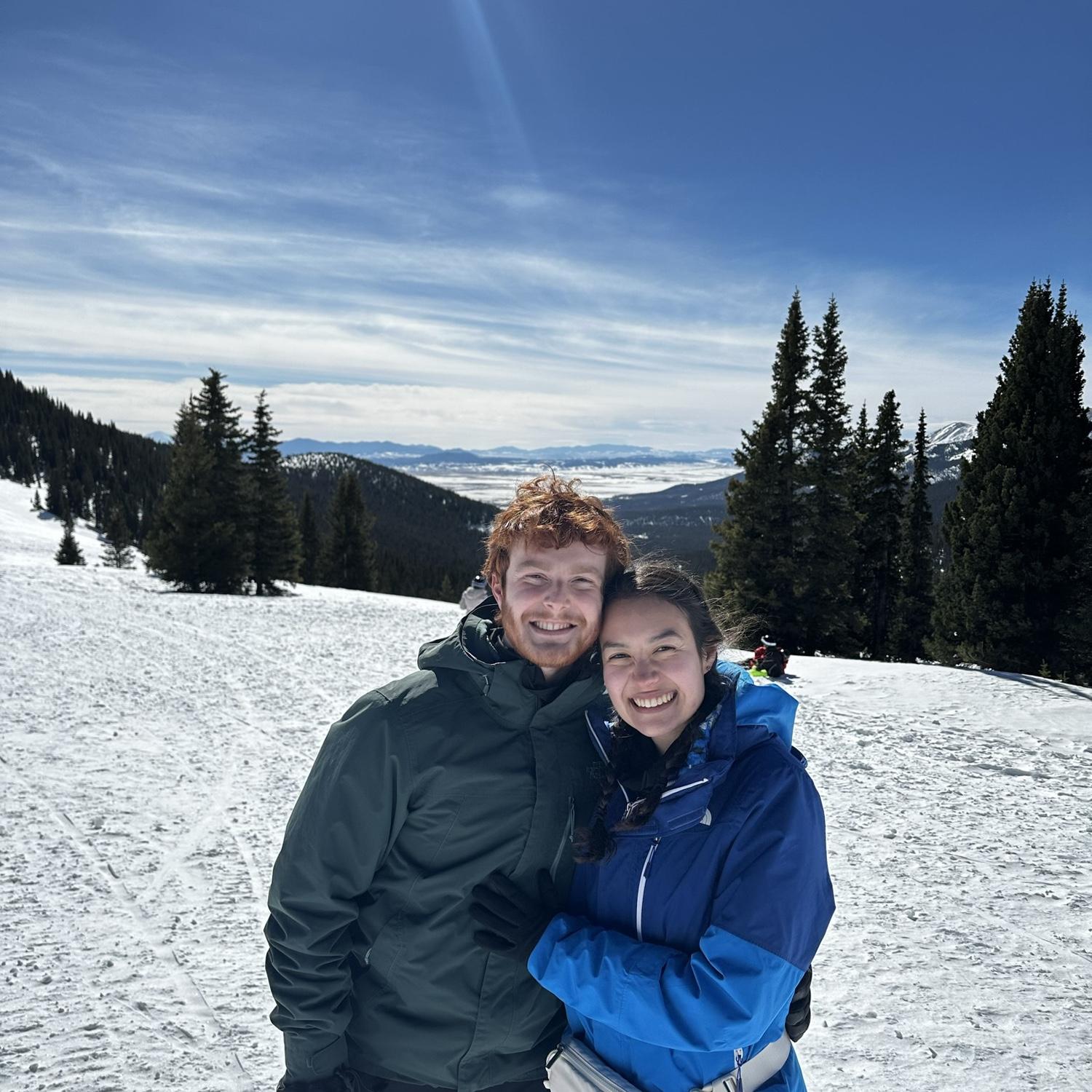 Our trip to Colorado! Neither of us had skied before, and we ended up loving it.