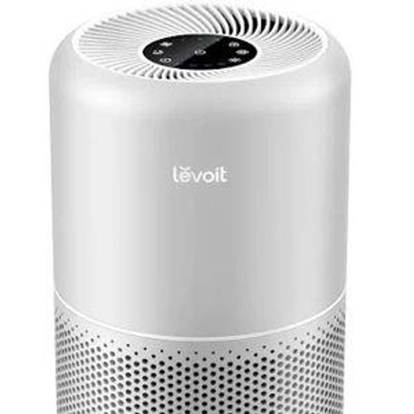 LEVOIT Air Purifiers for Bedroom Home Dorm, AHAM Verified, 3-in-1 Filter Cleaner With Aroma Pad, Filters Smoke, Allergens, Pet Dander, Odor, Dust, Office, Desktop, Core Mini-P, White