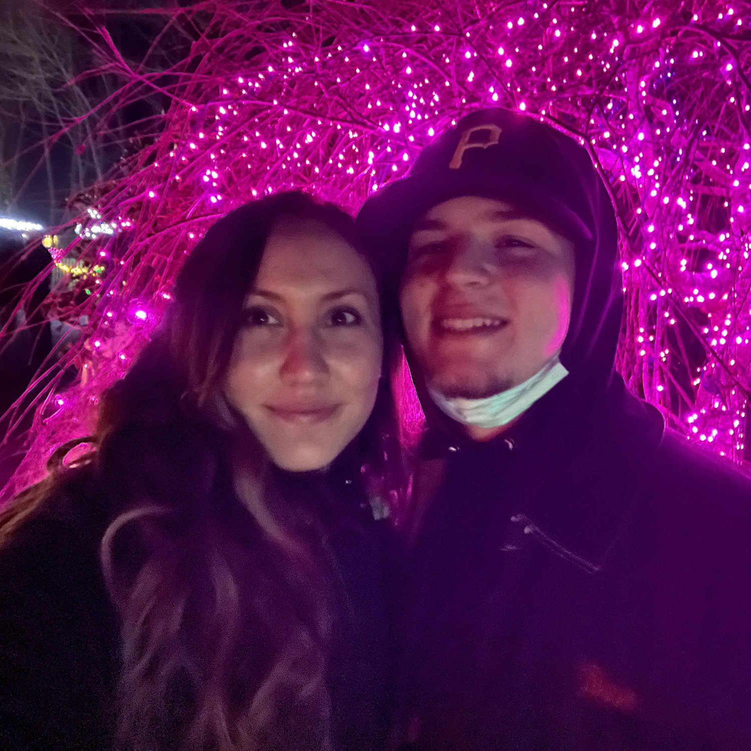 Our first date, Mendocino Botanical Garden, 2021