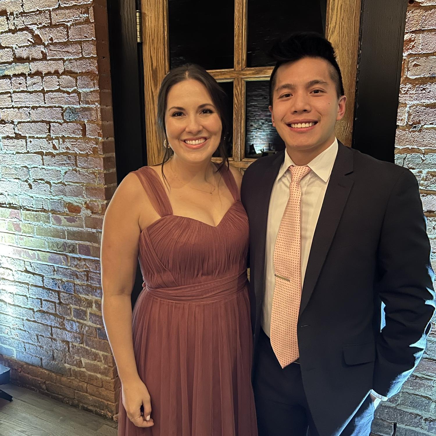 Celebrating Jamie's brothers marriage in 2022.