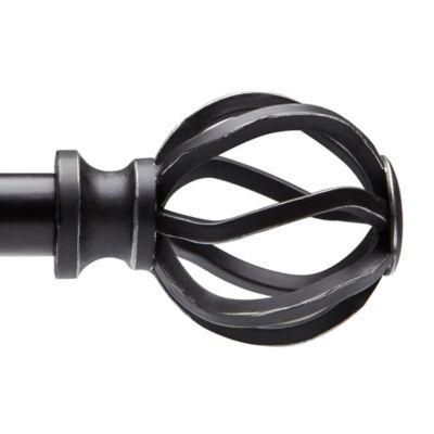 Umbra® Allegro Gazebo 36-Inch - 72-Inch Curtain Rod Set in Burnished Black