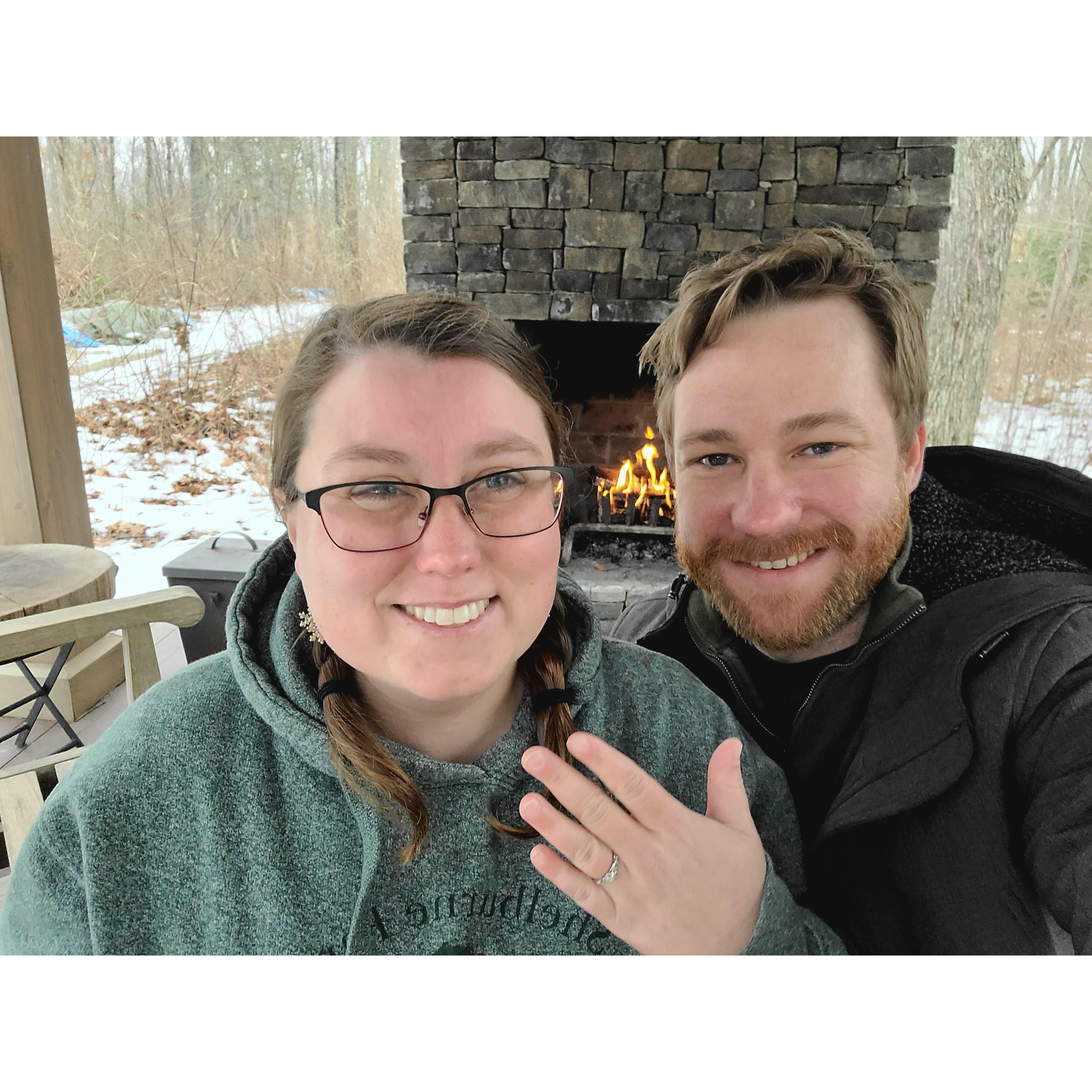 She said yes!