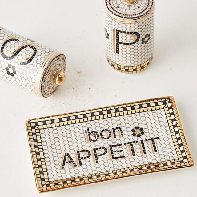 Bistro Tile Salt & Pepper Shakers