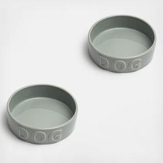 Classic Dog Bowl, Set of 2