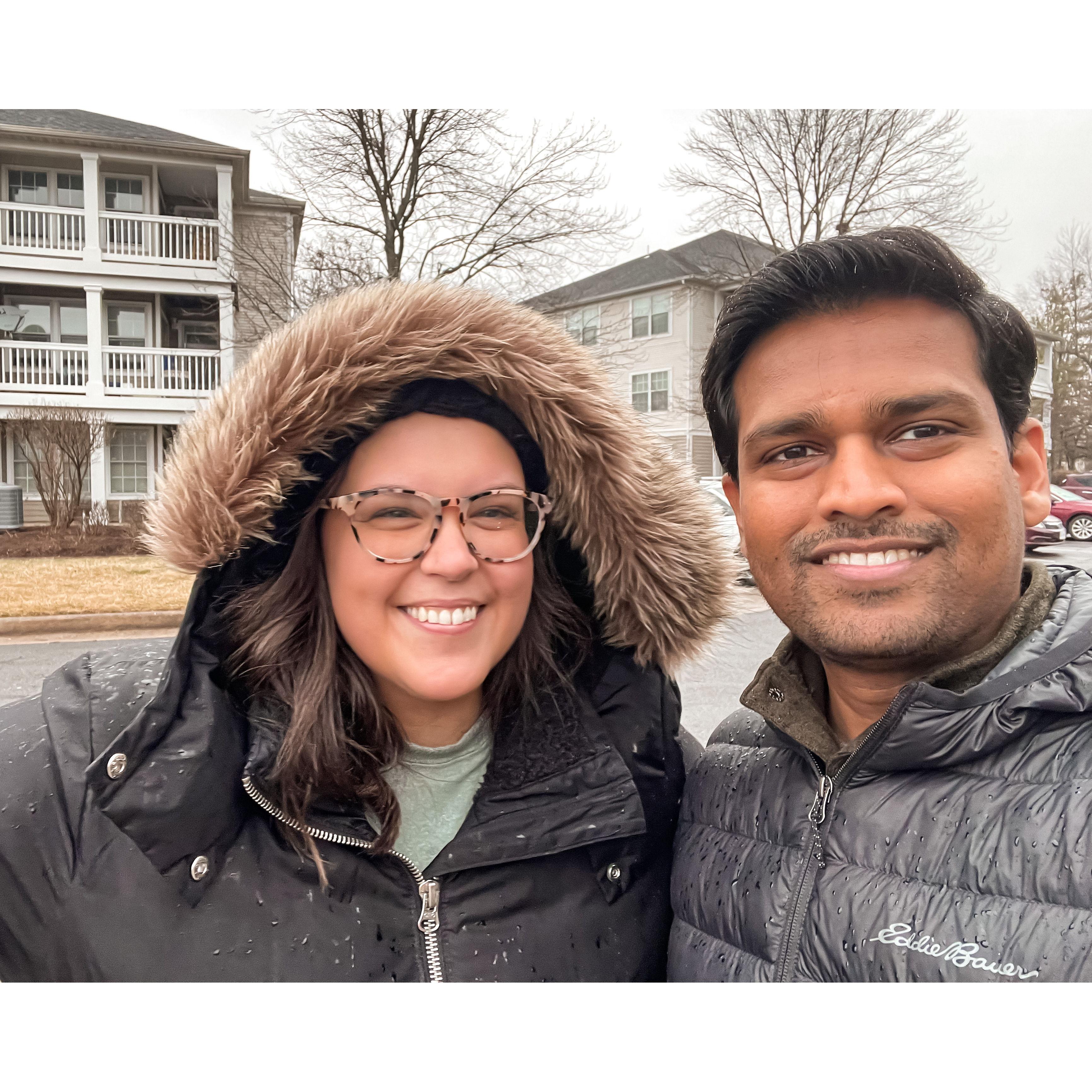 Our first picture together.