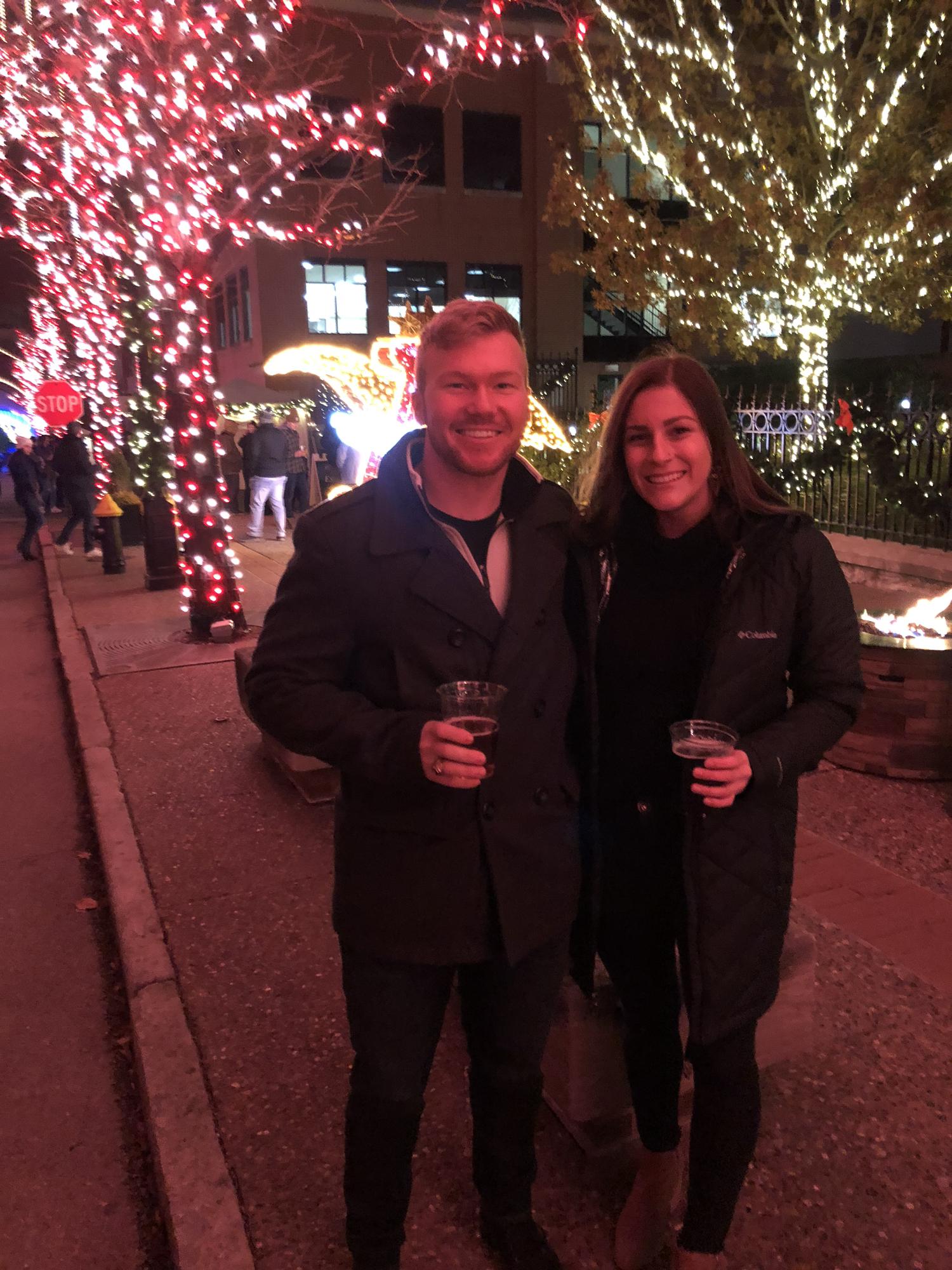 Our first date at the brewery lights in St. Louis 12/30/2019