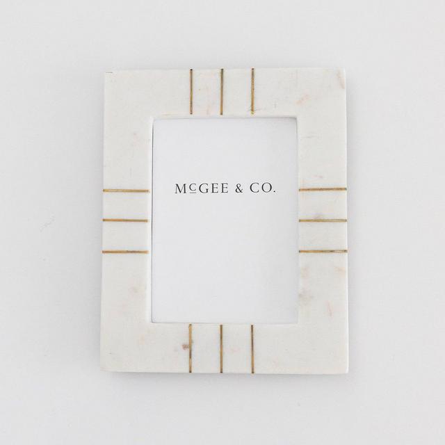 Marble & Brass Frame in 5"x7"