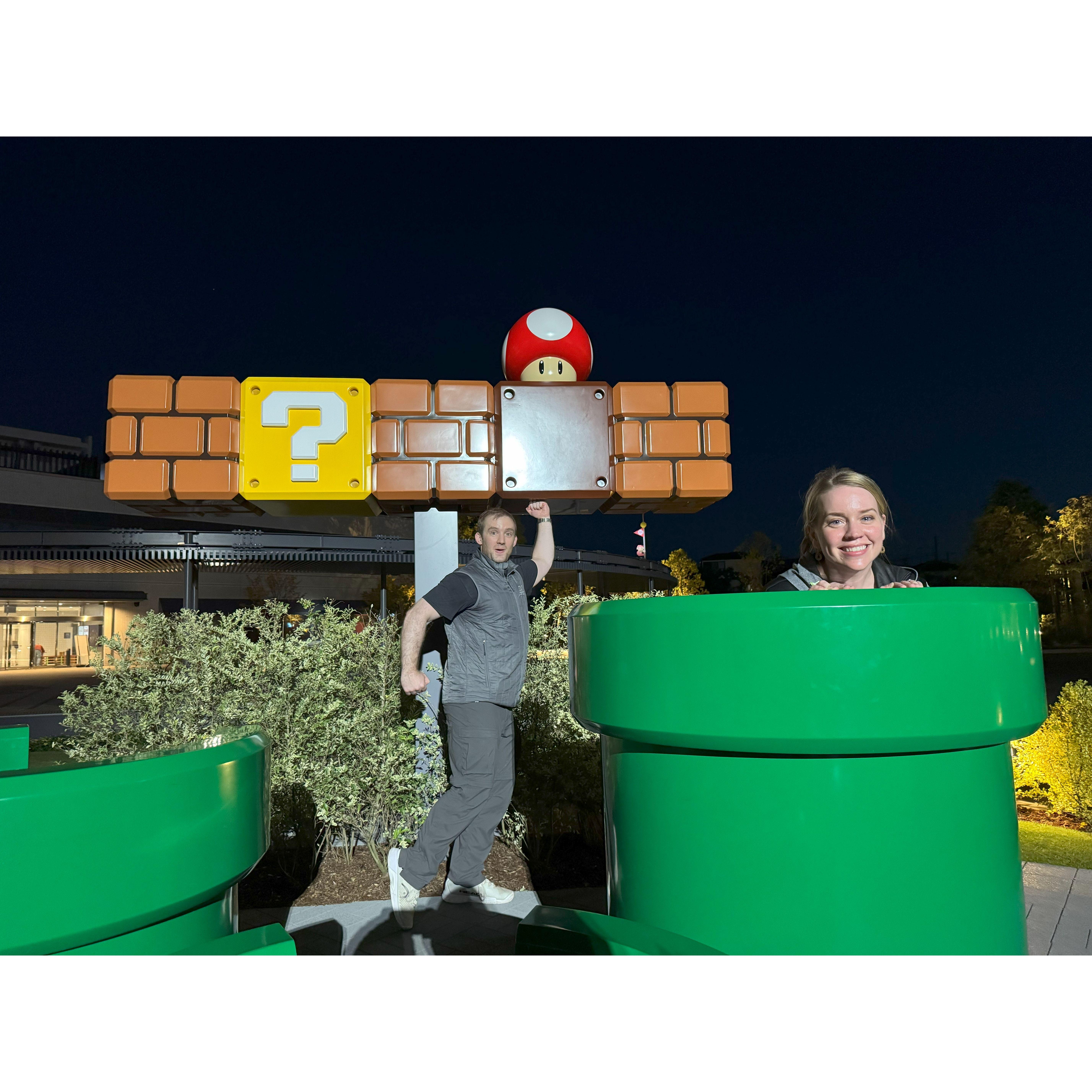 In the Mushroom Kingdom, the mushrooms never fall till after sundown