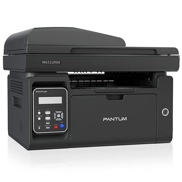 Pantum M6552NW Monochrome Laser Multifunction Printer with Wireless Networking Mobile Printing Large Paper Capacity