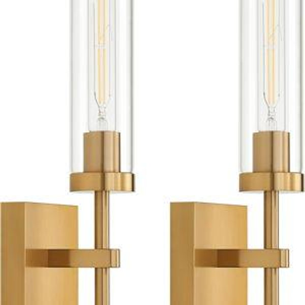Gold Wall Sconces Set of 2