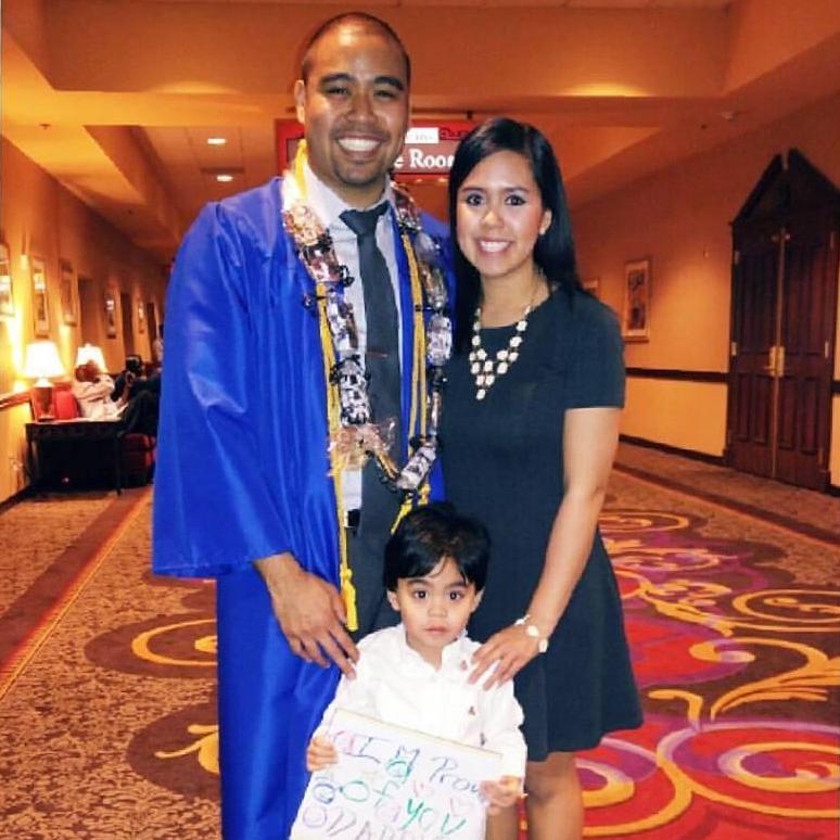 Steven's Graduation as Valedictorian from Respiratory Therapy School.