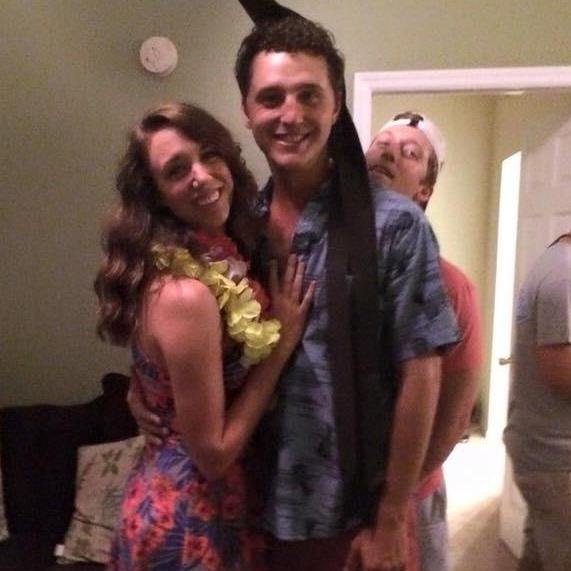 Jimmy's surprise birthday party! Aloha Bryce!