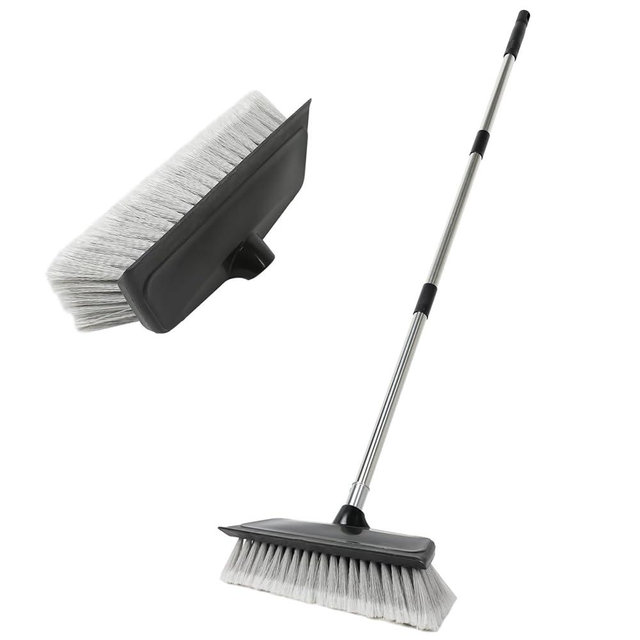 NAVAPAL 52" Dip Car Wash Brush with Long Handle for Washing Cleaning House Siding, Solar Panel, Auto Cars, SUV, Trucks, RV, Floors and More