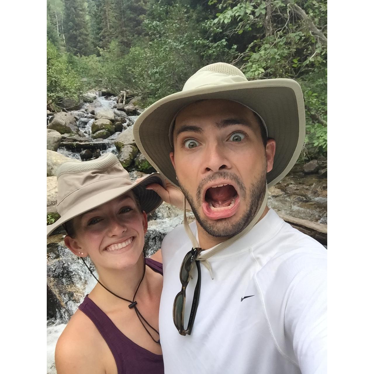 Hiking for the first time in the Wasatch Mountains