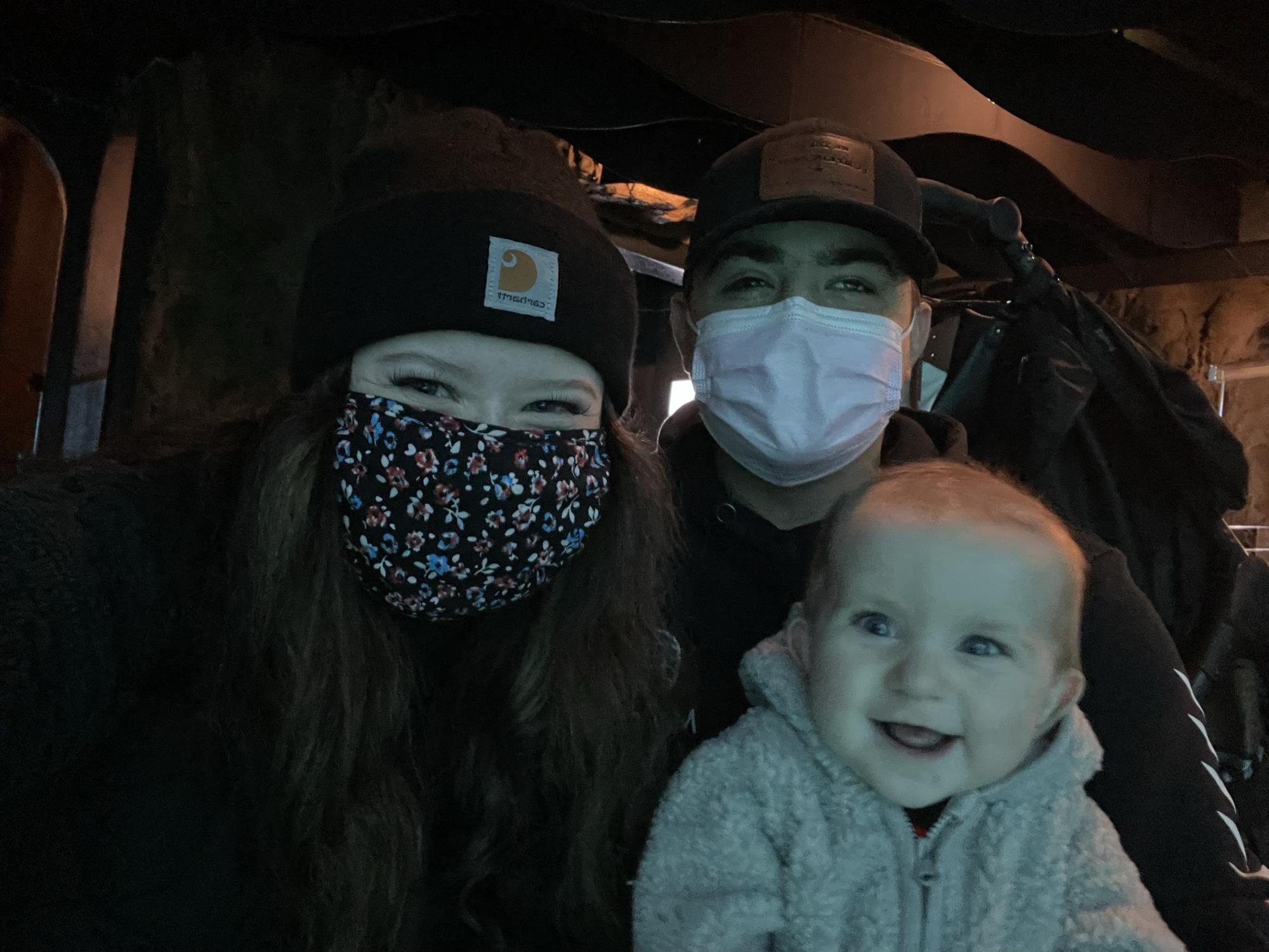 Dustin and Maya taking their second nephew on his first trip to the Oregon Zoo 2021